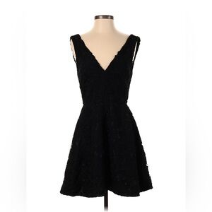 Sam Edelman Black Backless Fit & Flare Cocktail Dress size 6 LIKE NEW